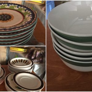 Free Set Of Plates And Bowls