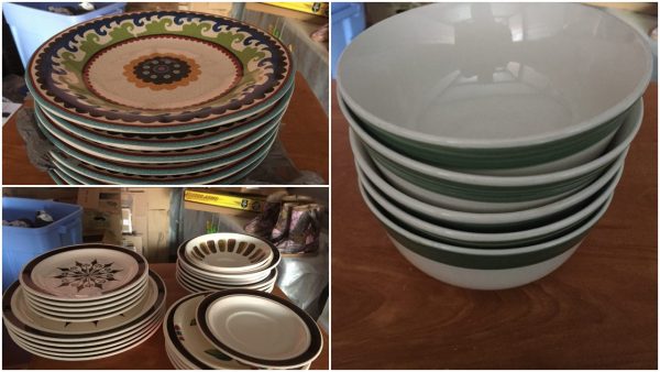 Free Set Of Plates And Bowls