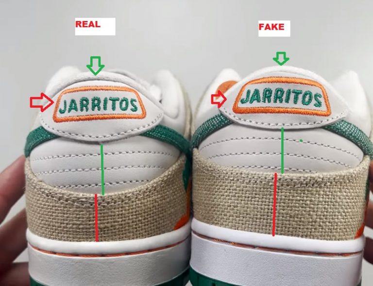 How To Spot Identify The Fake Nike Sb Dunk Low Jarritos